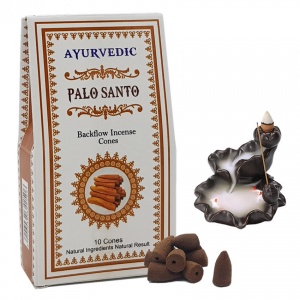 Ароматни конуси с обратен дим "Пало Санто"–AYURVEDIC